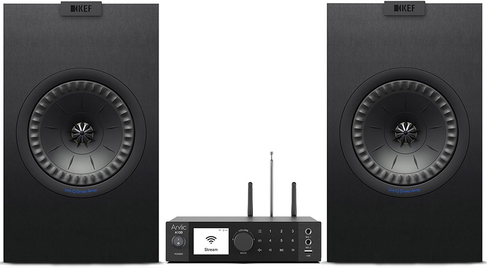 Arylic A100 + Kef Q350